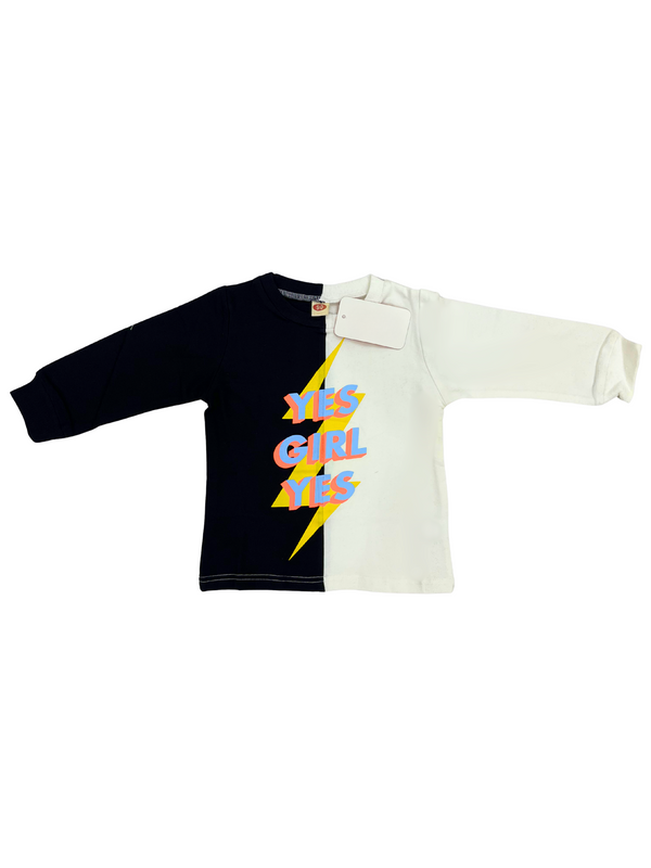 Black and White Girls Sweatshirt | Girls Collection