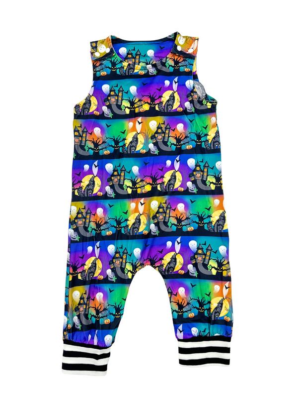 Halloween themed full romper