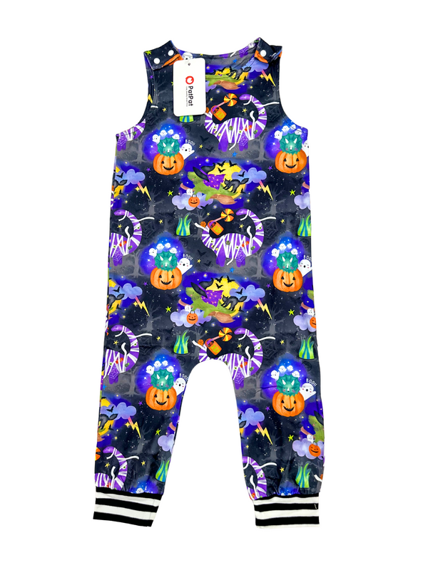 Halloween themed full romper