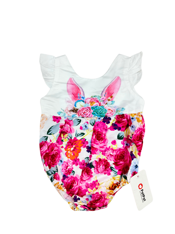 Cute Floral frcok style romper